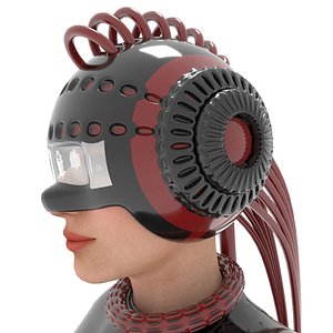 3D Futuristic soldier model