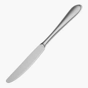 3D Table Dinner Knife Generic Cutlery