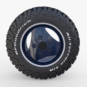 range rover classic wheel 3D model