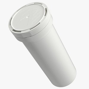 Tablet Package Effervescent 10 Tabs 3D model