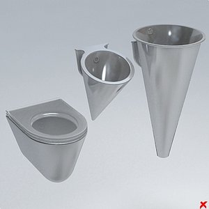 3d model toilet wc bidet
