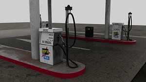 3D model Gasolinera