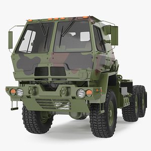 Oshkosh FMTV 5 Ton Tractor Camo 3D model