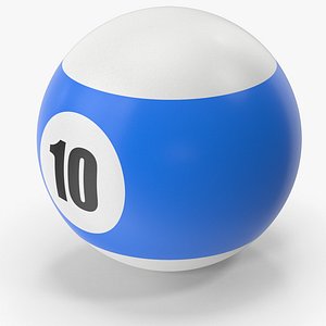 Pool  Snooker Ball 10 3D