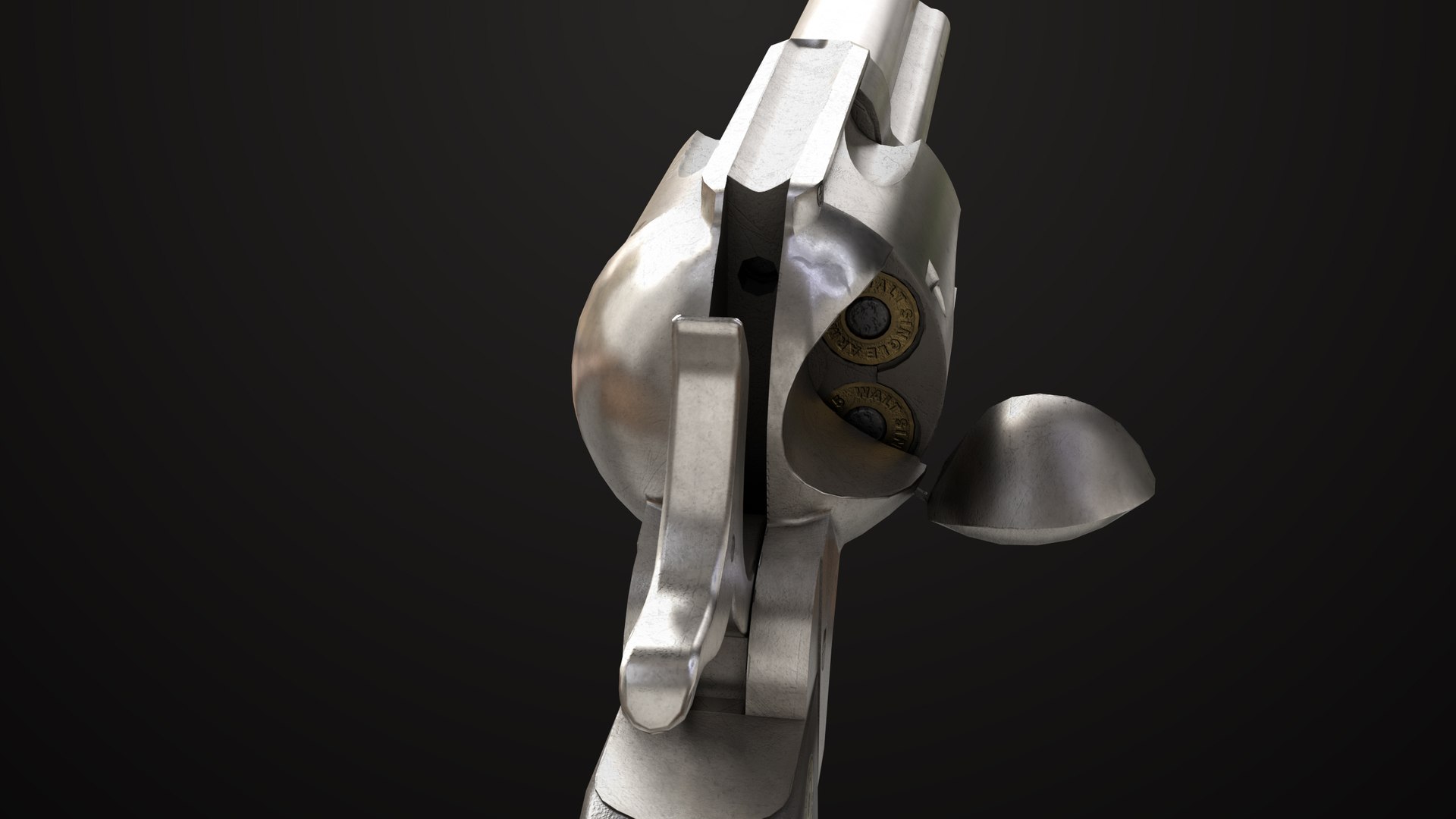 3D 7 Silver Revolvers Collection All PBR Unity UE Textures Included ...