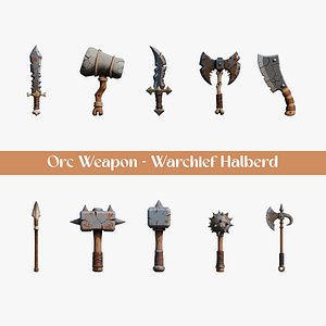 Stylized Orc Weapons Pack