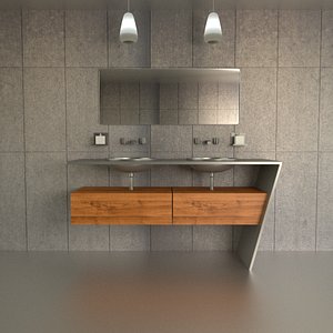 3ds bathroom sinks