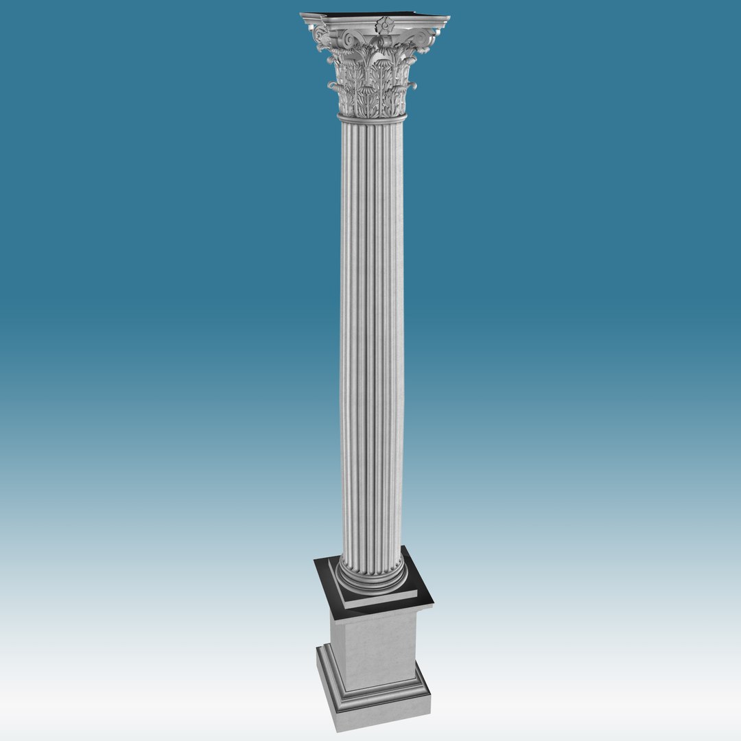 3D corinthian column model https://p.turbosquid.com/ts-thumb/VT/qyb0Wi/5EMPCzr6/sig4/jpg/1537338224/1920x1080/fit_q87/d363a9a961277b030fed5db6921de2b731b0d50d/sig4.jpg