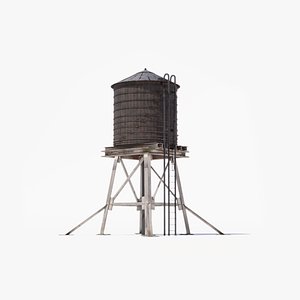 Water Tower 02 3D model
