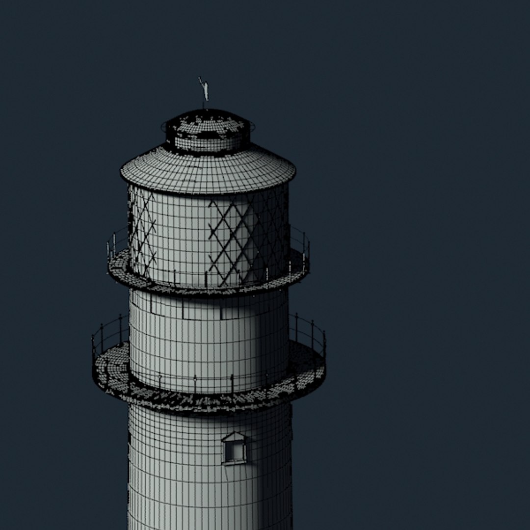 3d Lighthouse Flamborough Model