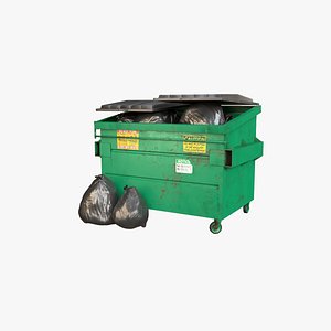 dumpster container 3D model