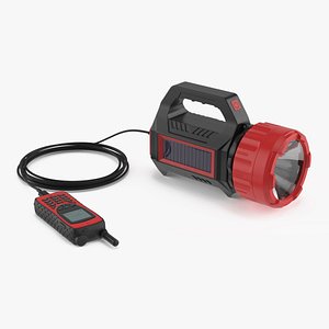 Power Bank Flashlight with Field Phone Red