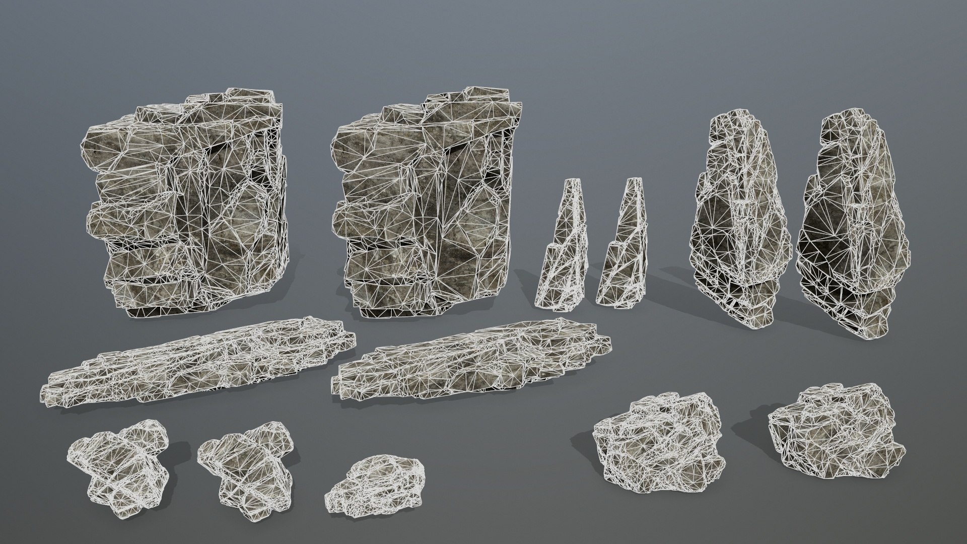 Rocks 3D - TurboSquid 2032315