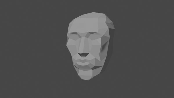 LowpolyFace 3D model - TurboSquid 1798535