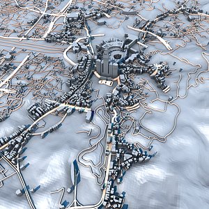 3D Makkah Al Mukarramah Makkah Region Saudi Arabia model