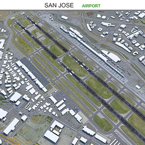 3D model San Jose Airport