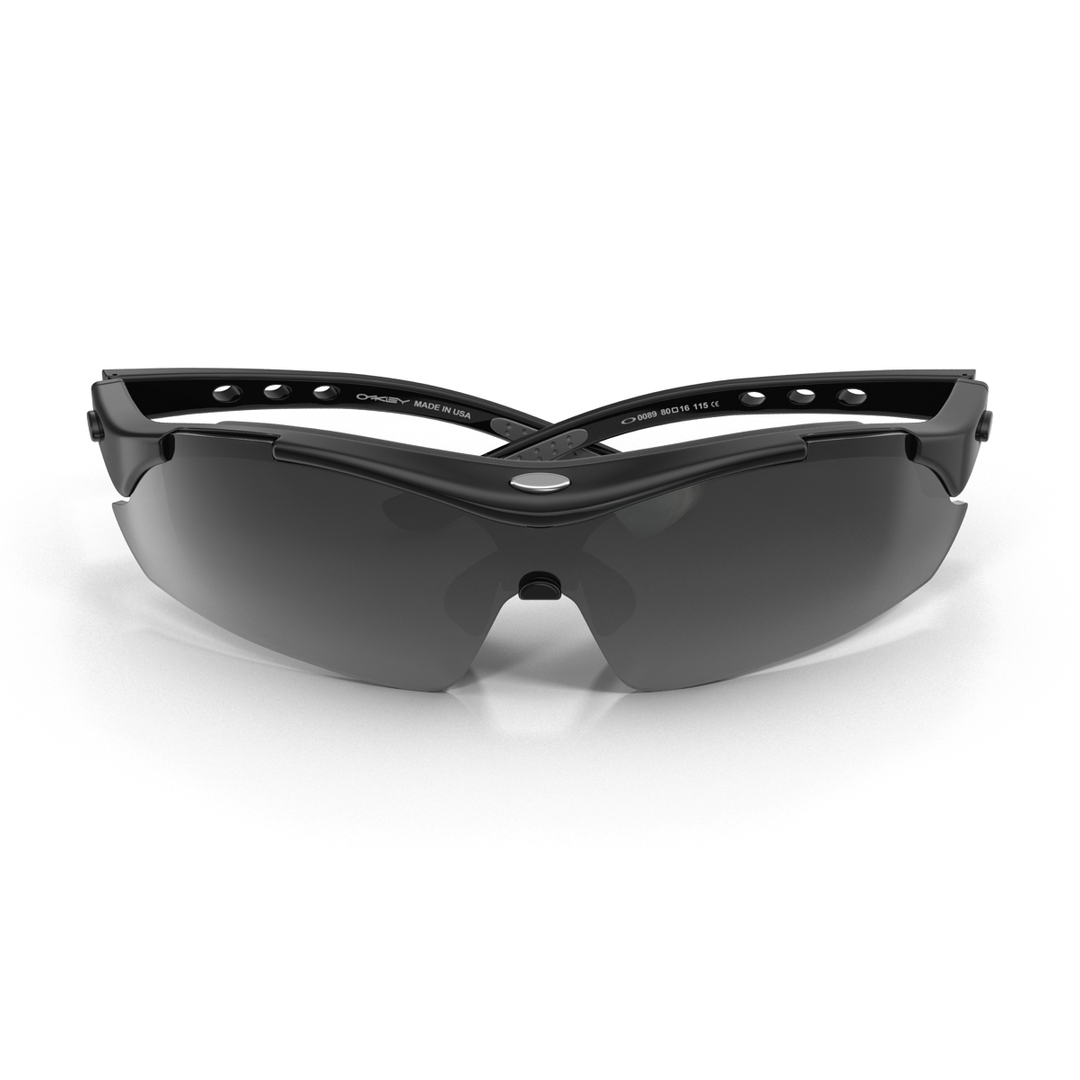 Sport Glasses 2 Black 3d Model