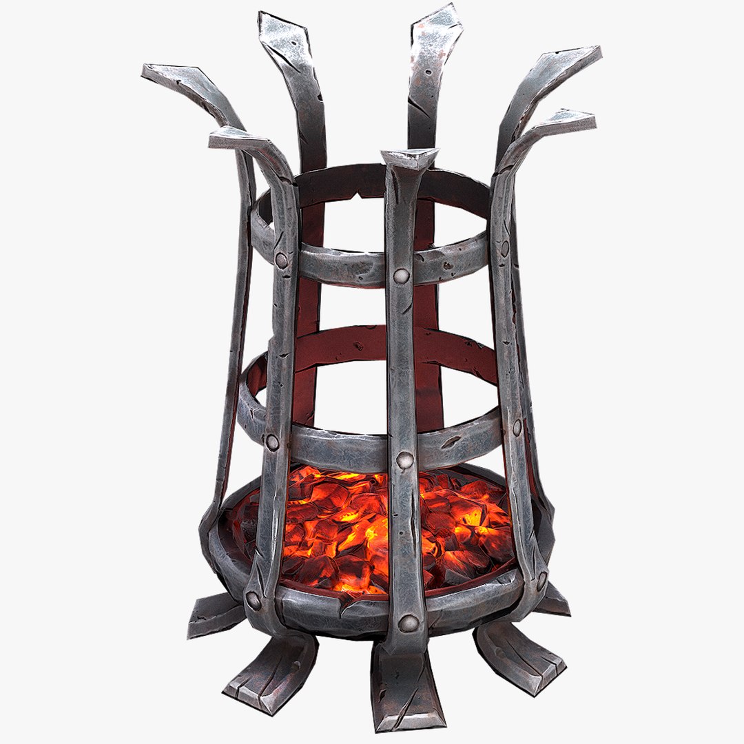 3D Medieval Brazier model TurboSquid 1756698