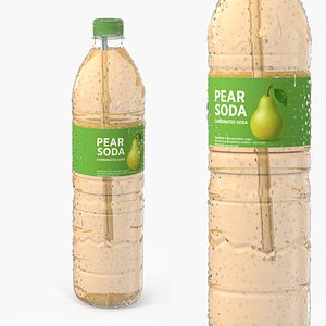 Refreshing Pear Soda Sparkling Bottle