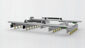 Pneumatic cleaning mechanism 3D model