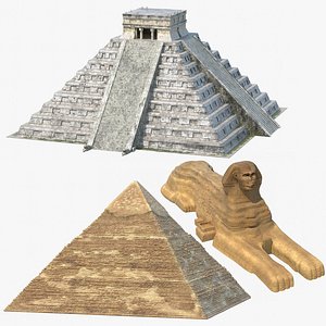 3D ancient temples model