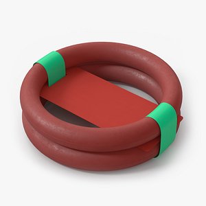 Ring Dog Toy Package 3D