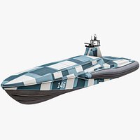 Croatian M46 Based USV - Unmanned Robotic Surfave Vessel PBR