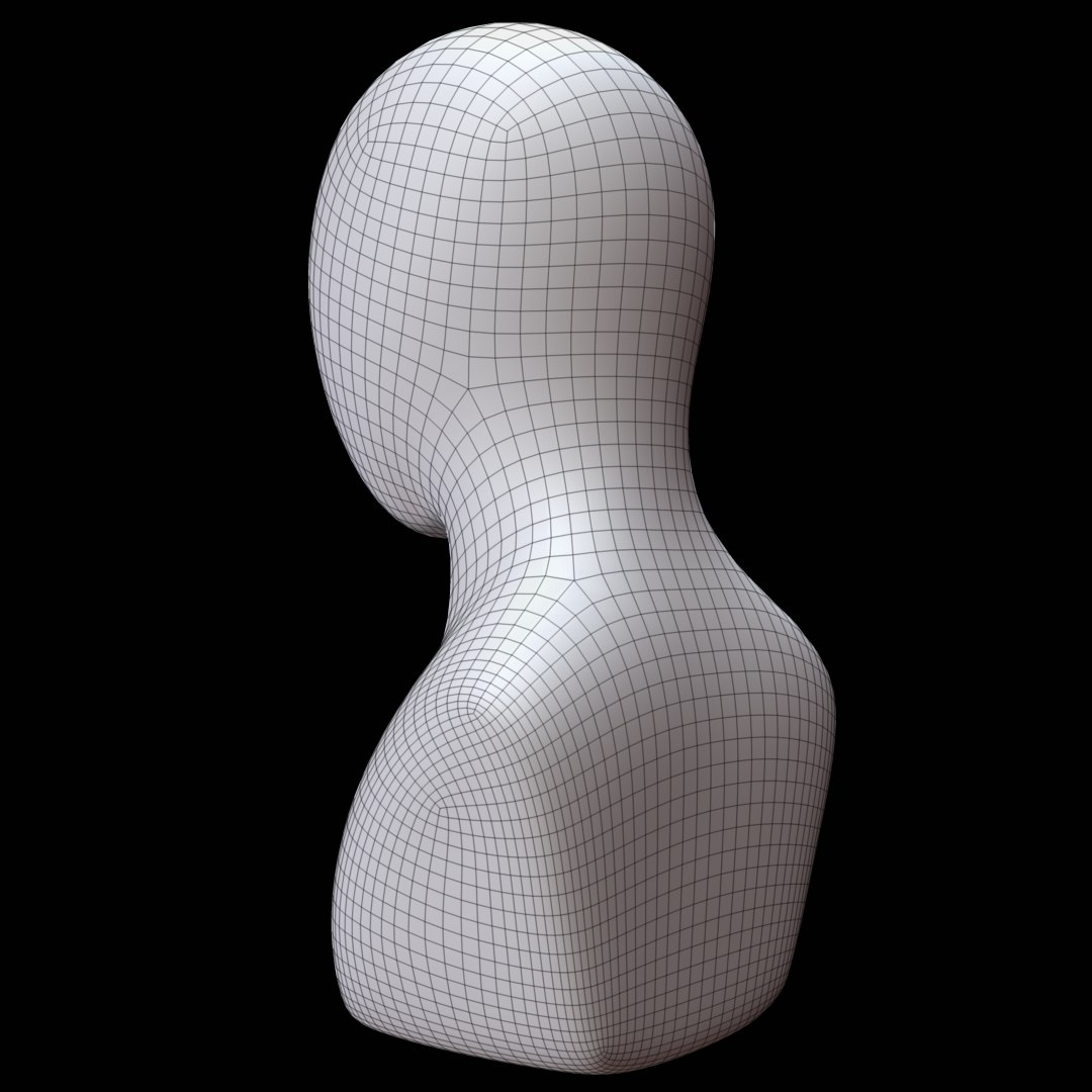 3D Mannequin Head Man Model - TurboSquid 1324764