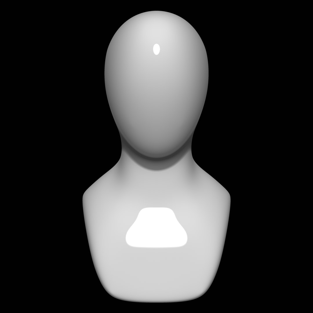 3D Mannequin Head Man Model - TurboSquid 1324764