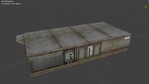 3D Industrial Electrical Substation Building 3D Model