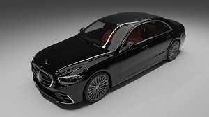 3D MERCEDES BENZ S CLASS BLACK