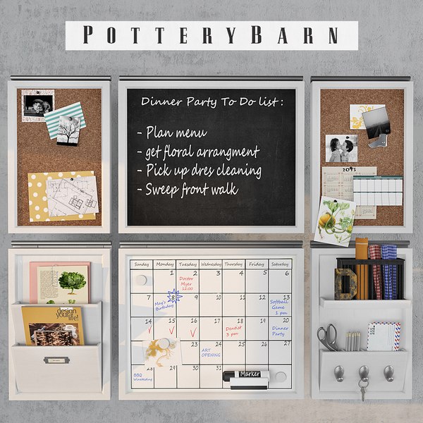 3D Модель Pottery Barn - Кухонный Набор Daily System - TurboSquid.