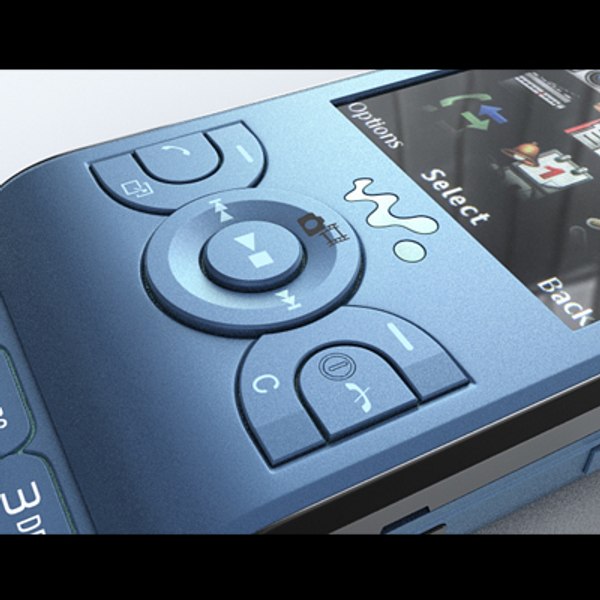 sony ericsson w595 3d model