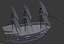Nave pirata - Low-Poly