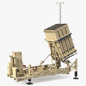 Armed Iron Dome Mobile Air Defense System 3D