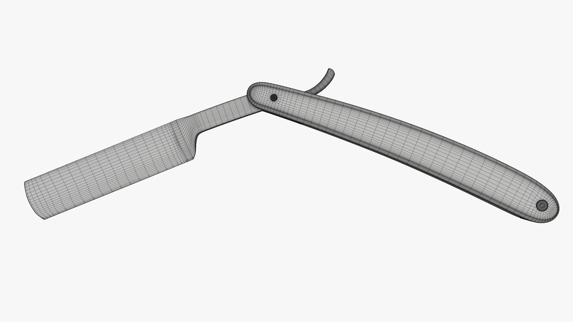 Razor straight 3D model - TurboSquid 1615593
