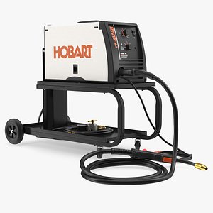 Welding Welder Cart and MIG Welder Hobart