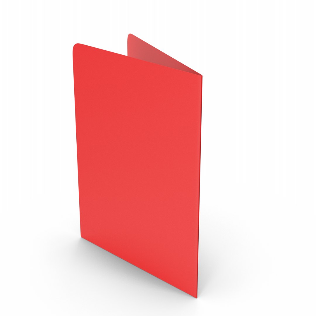 Red File Folder 3D - TurboSquid 2340688