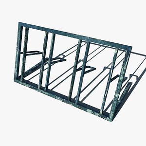 3d simple bicycle rack