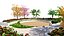 Place du jardin zen moderne