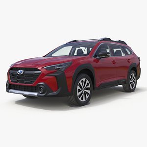 Subaru Outback 2025 Crimson Red Simplified