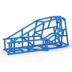 Frame of Three Quarter Midget Scale 1 to 25 3D