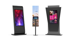 3D model Electronic Kiosk Collection