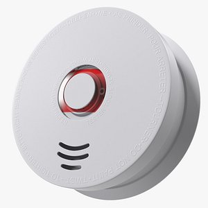 3D wireless smoke detector siterwell