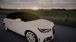 3d model audi a1