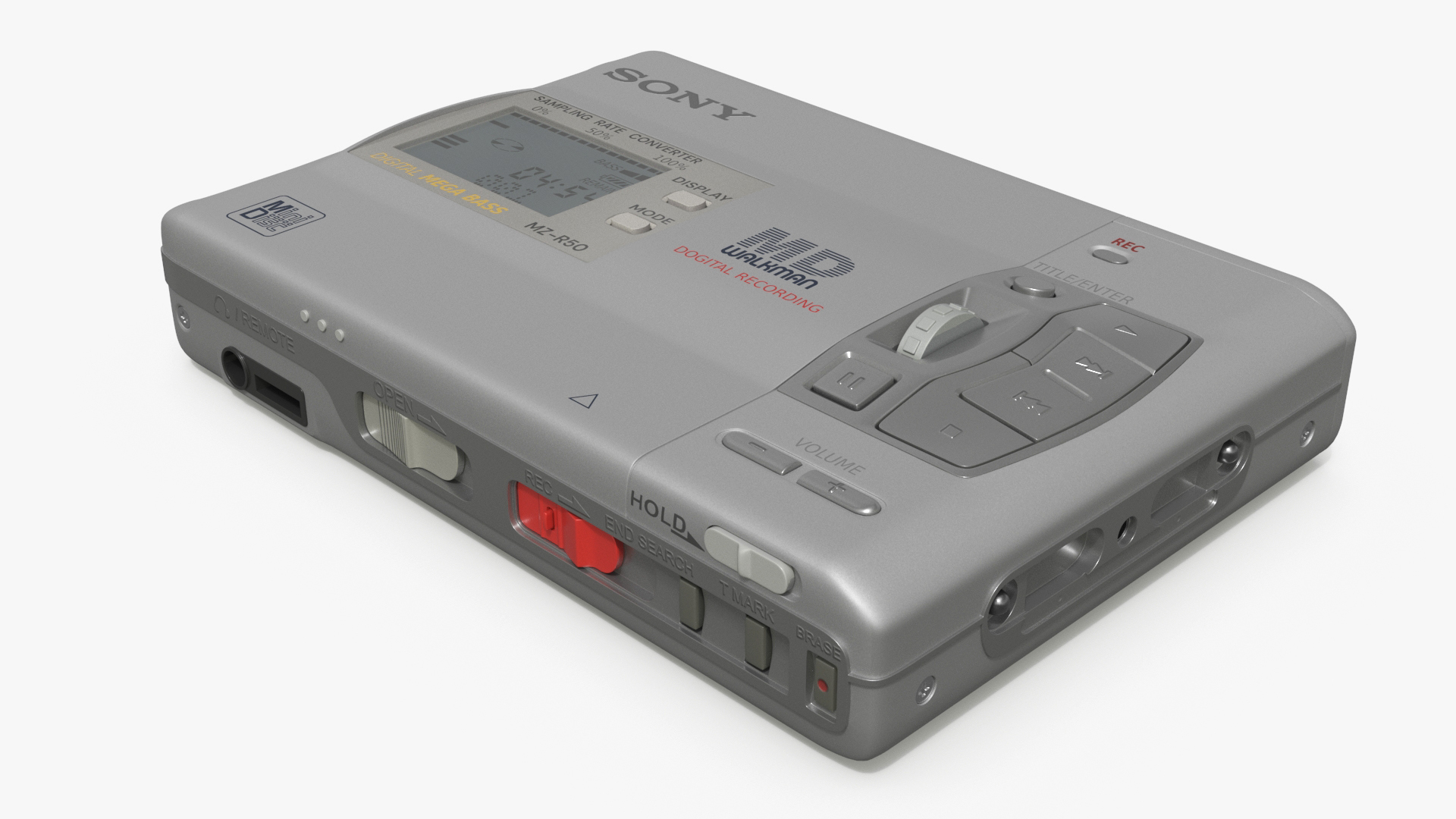 Sony MiniDisc Recorder Walkman MZ R50 Silver Model - TurboSquid 2526951
