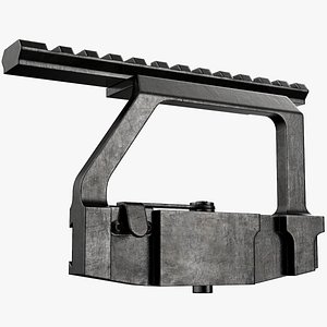 AK Scope Rail Side Mount Kalashnikov Assault Rifle Game Ready