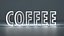COFFEE Mini LED Letter Sign 3D Printable Housing and Diffuser Set
