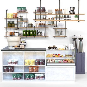 Modern coffee point 55 3D model