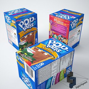 3d pop tarts smores model